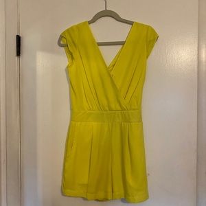 Bright yellow romper